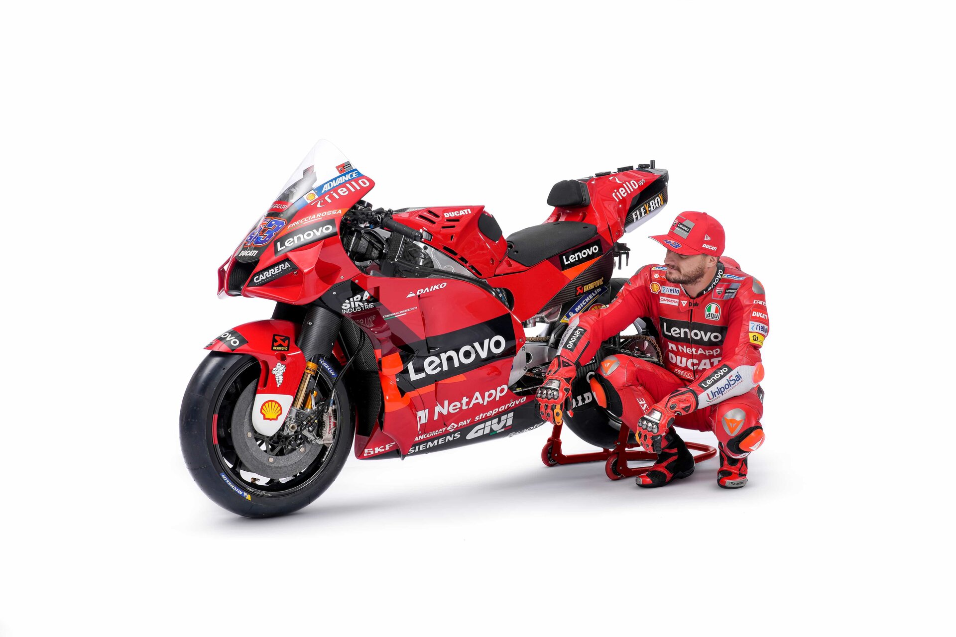 MotoGP, Ducati svela il team Lenovo 2022