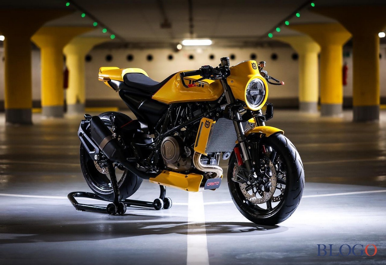 Husqvarna Vitpilen 701 "Yellow Arrow" by Gas&amp;Retro