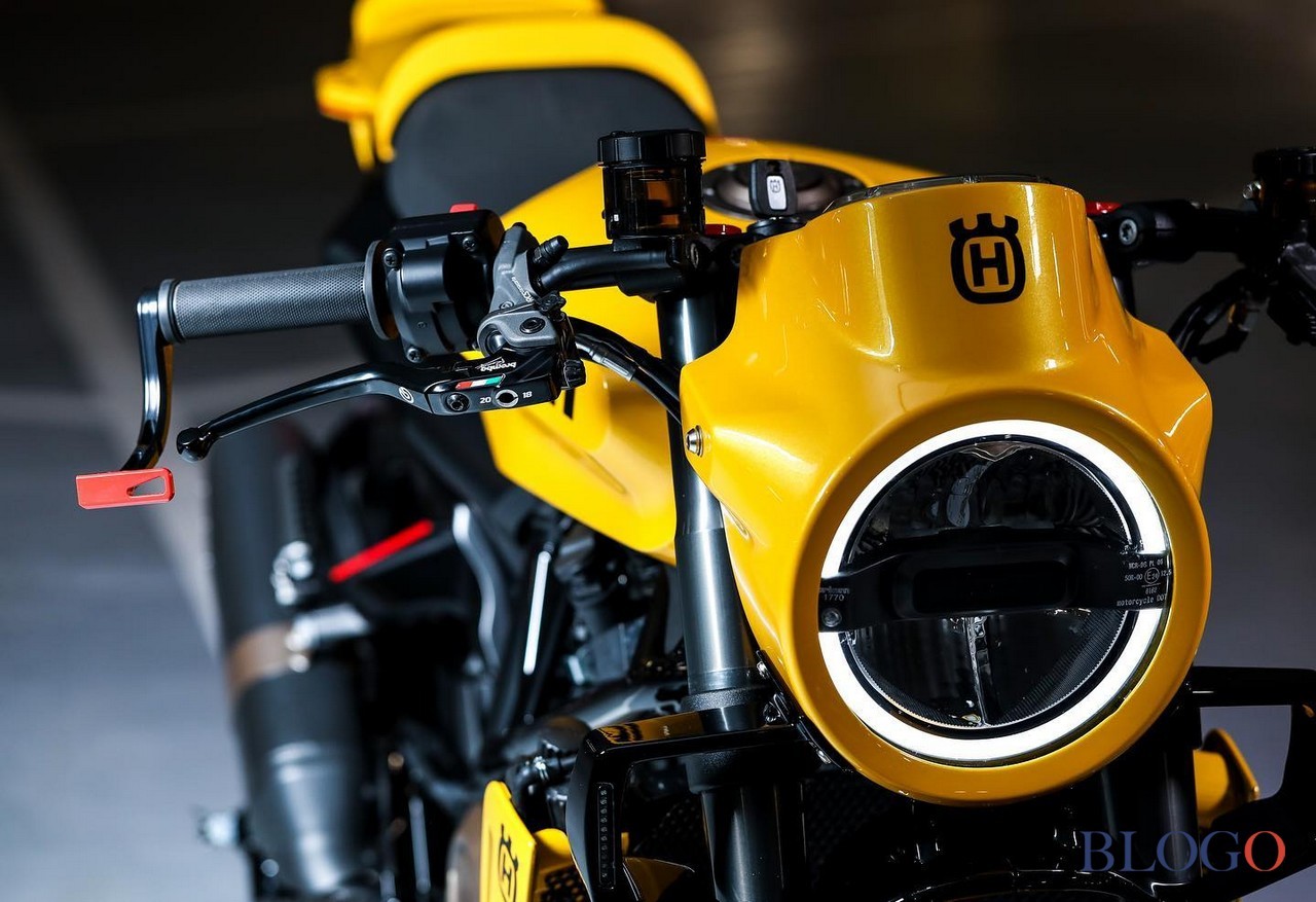 Husqvarna Vitpilen 701 "Yellow Arrow" by Gas&amp;Retro