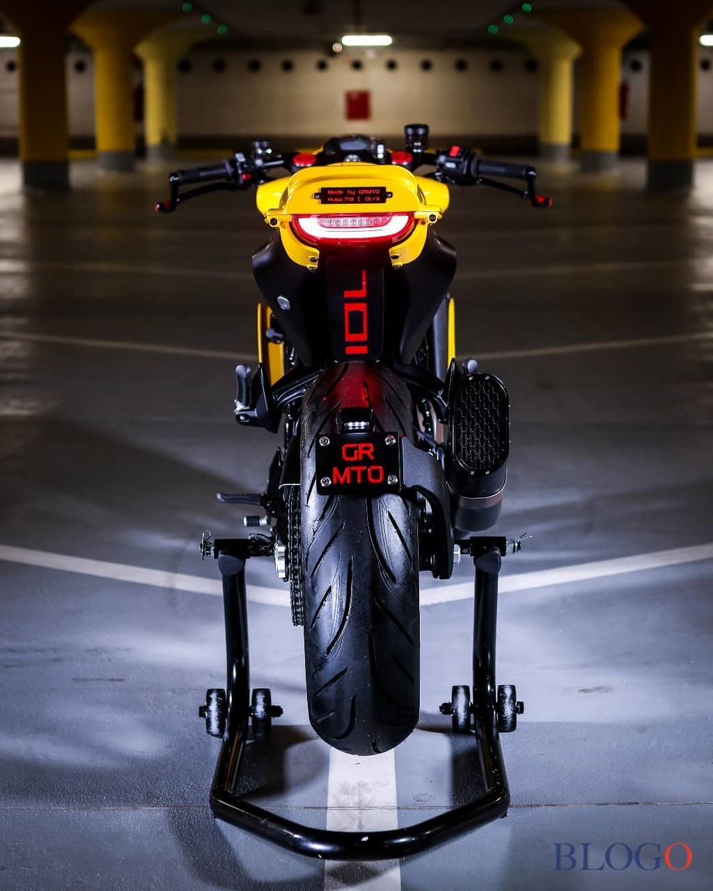 Husqvarna Vitpilen 701 "Yellow Arrow" by Gas&amp;Retro