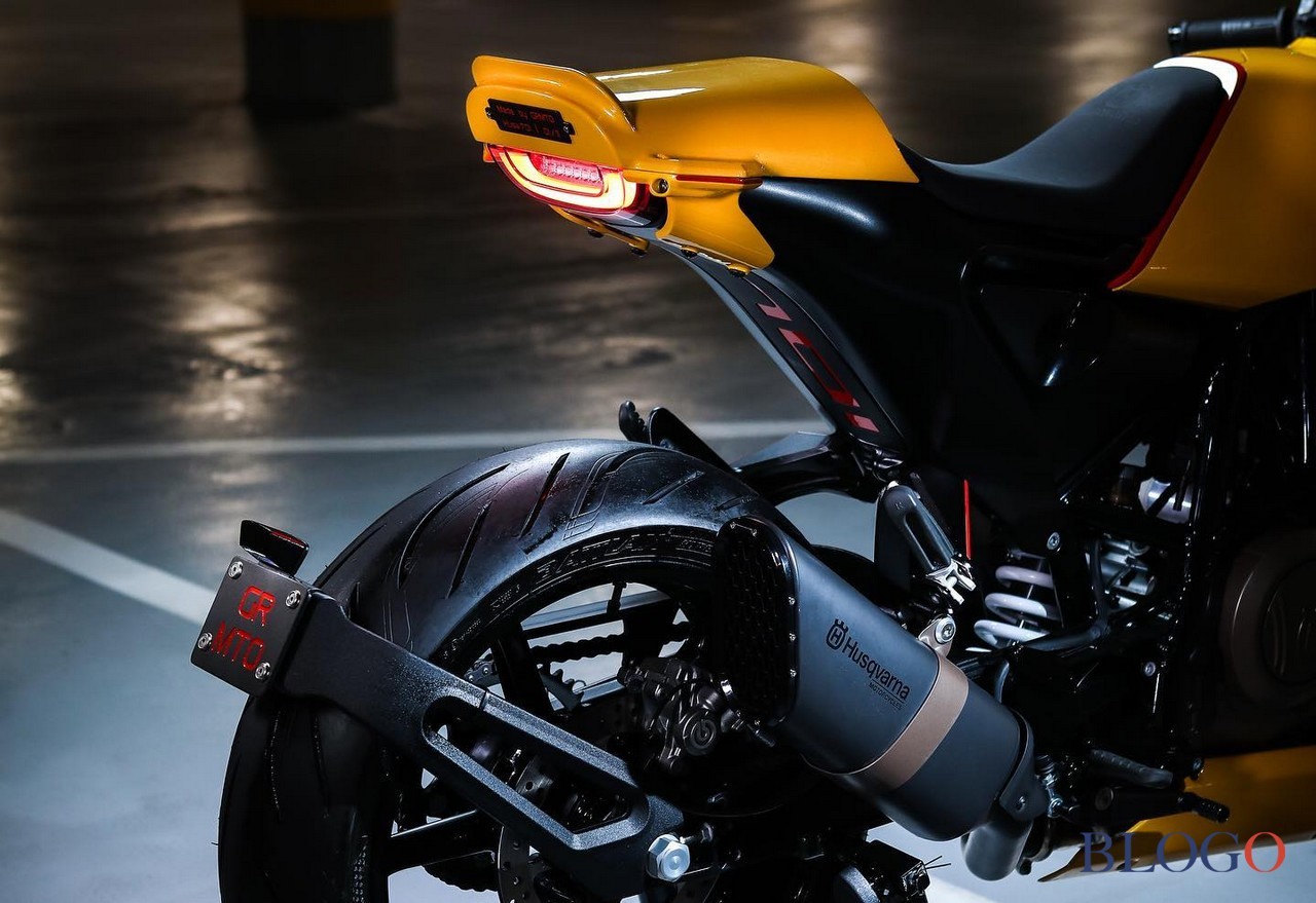 Husqvarna Vitpilen 701 "Yellow Arrow" by Gas&amp;Retro