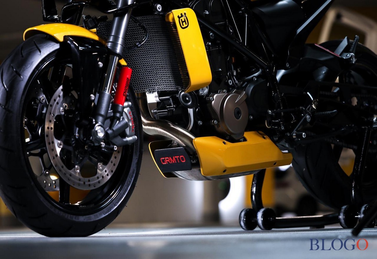 Husqvarna Vitpilen 701 "Yellow Arrow" by Gas&amp;Retro