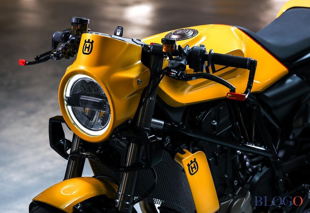 Husqvarna Vitpilen 701 "Yellow Arrow" by Gas&amp;Retro