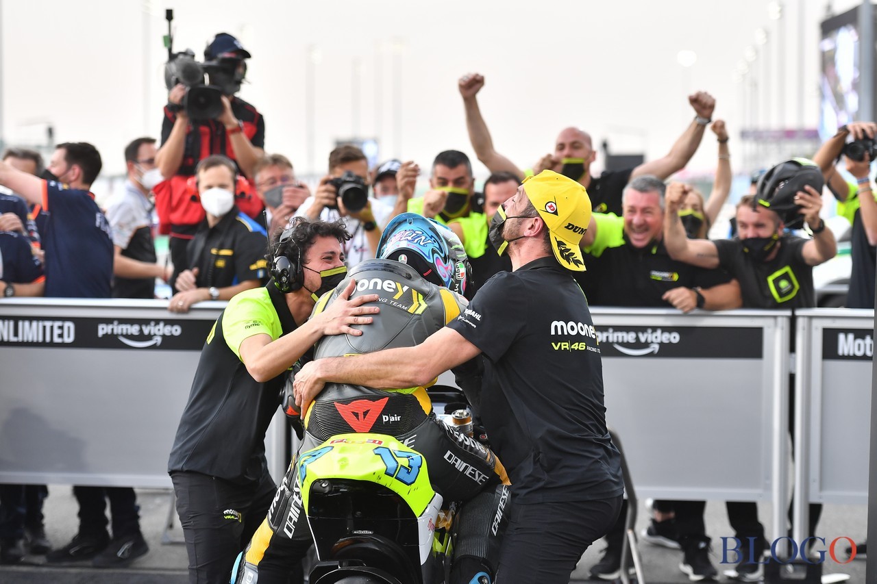 Moto2 Qatar 2022 | Celestino Vietti | Mooney VR46 Racing Team