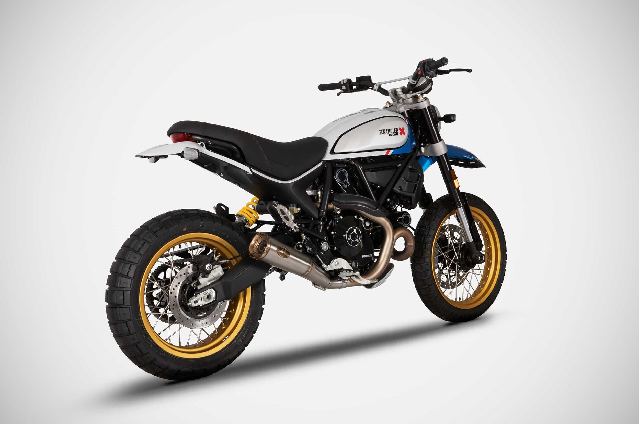 Ducati Scrambler Desert Sled, silenziatore Zuma by Zard: foto