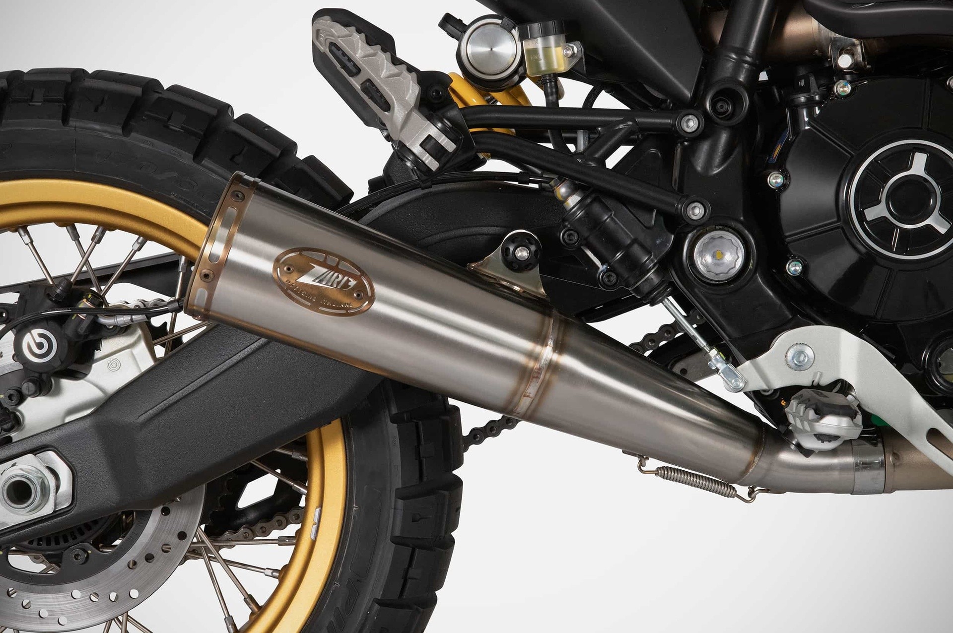 Ducati Scrambler Desert Sled, silenziatore Zuma by Zard: foto