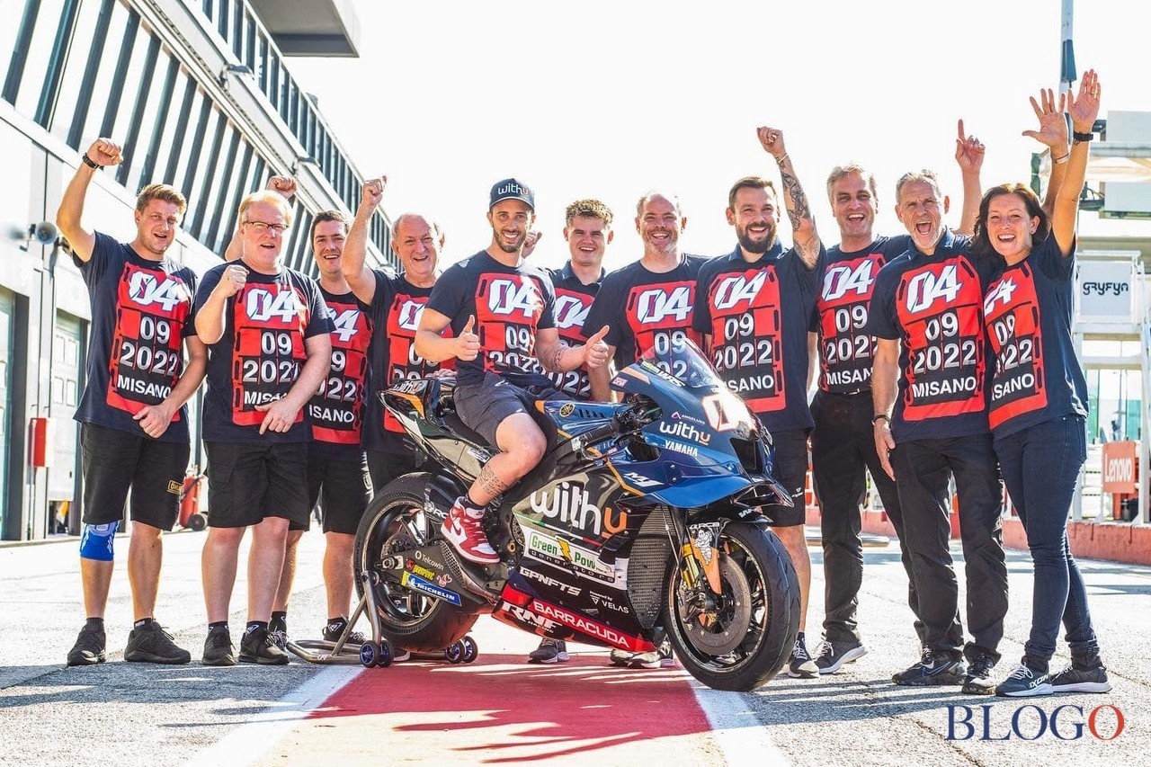 MotoGP Misano 2022 | Andrea Dovizioso | WithU Yamaha RNF