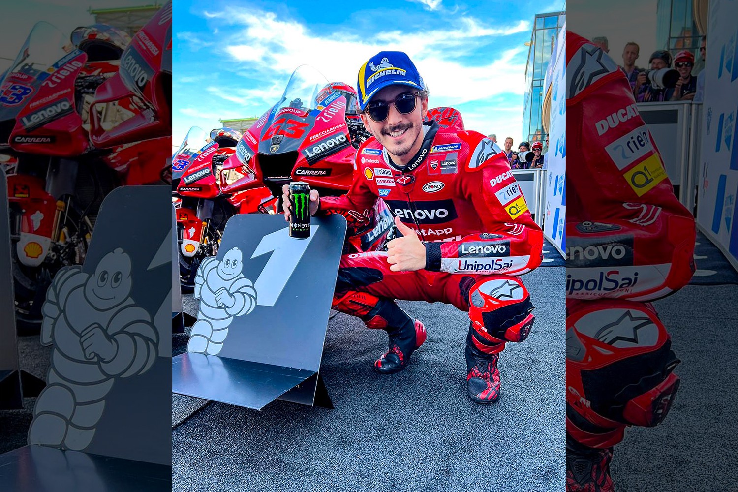 MotoGP Aragon 2022: Bagnaia davanti a tutti e prima fila firmata Ducati ...