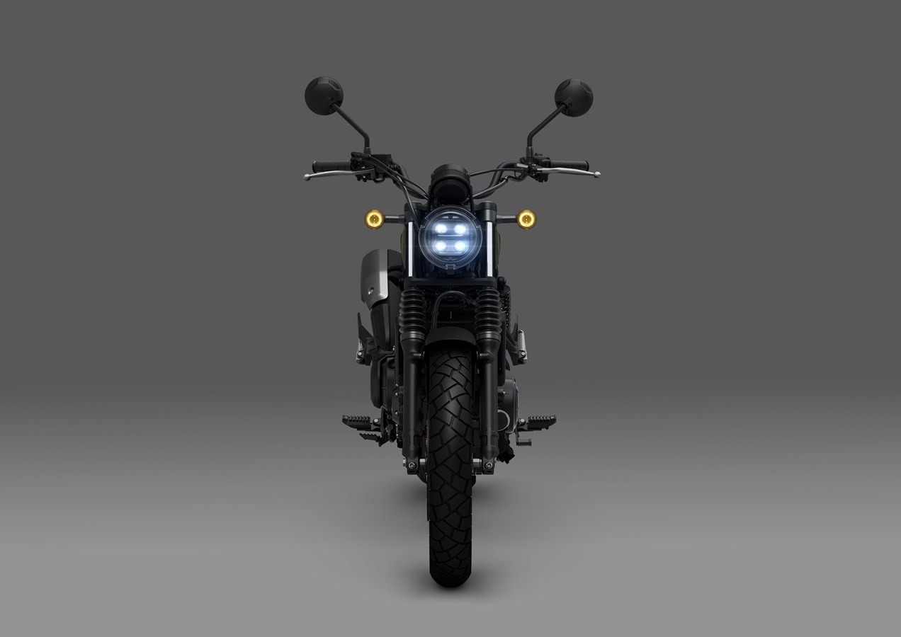 Honda CL500, la scrambler media