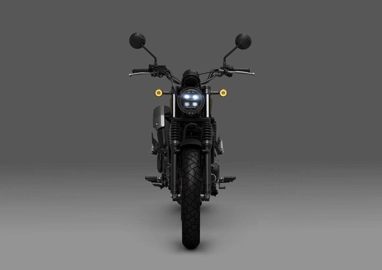 Honda CL500, la scrambler media