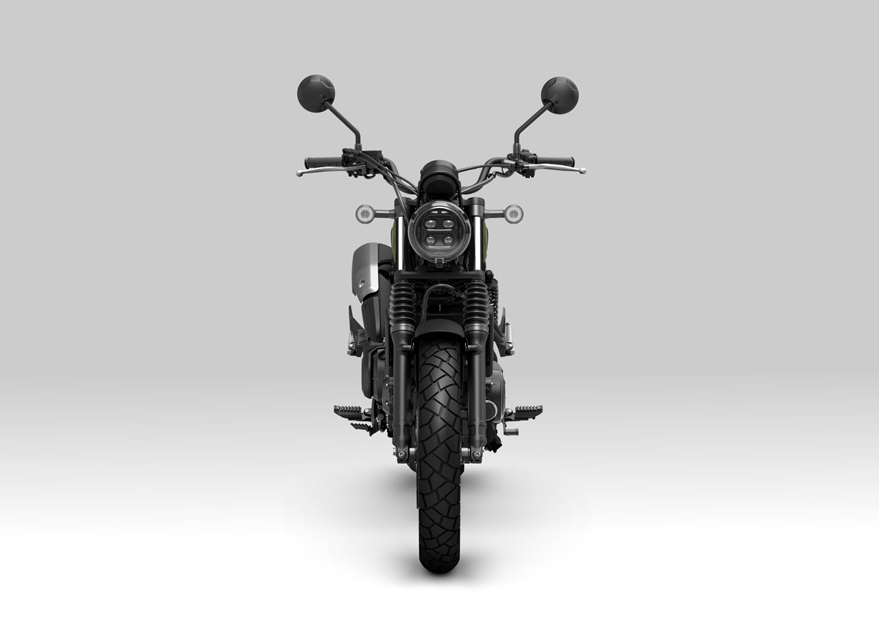 Honda CL500, la scrambler media