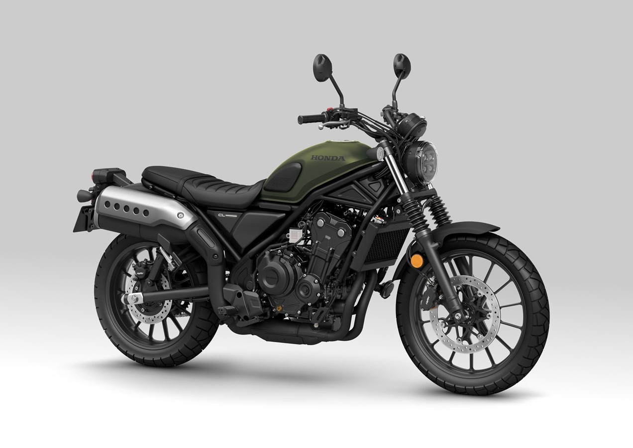 Honda CL500, la scrambler media