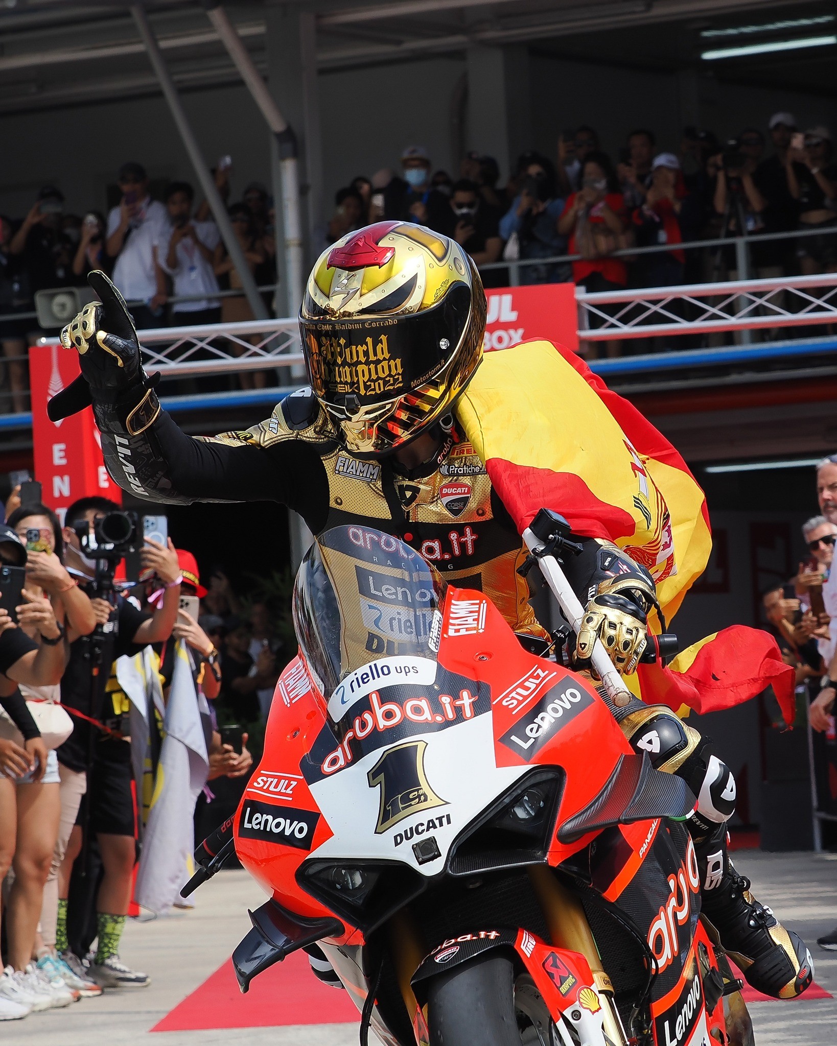 Alvaro Bautista è Campione del Mondo in Superbike 2022