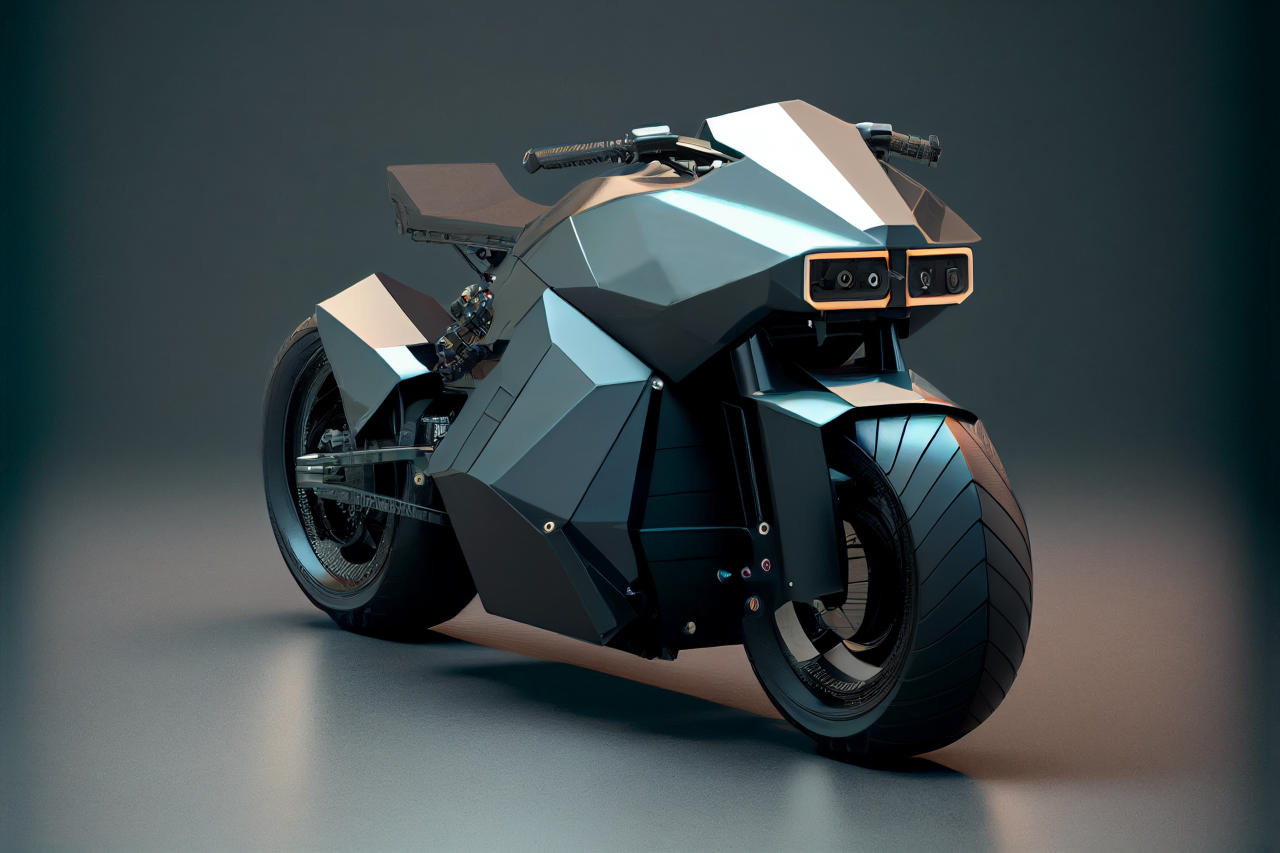 Tesla Cyberbike by Midjourney e Yanko Design
