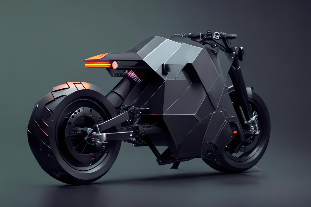 Tesla Cyberbike by Midjourney e Yanko Design