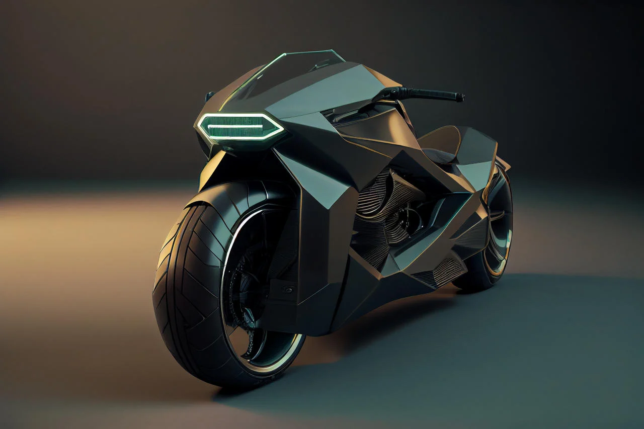 Tesla Cyberbike by Midjourney e Yanko Design