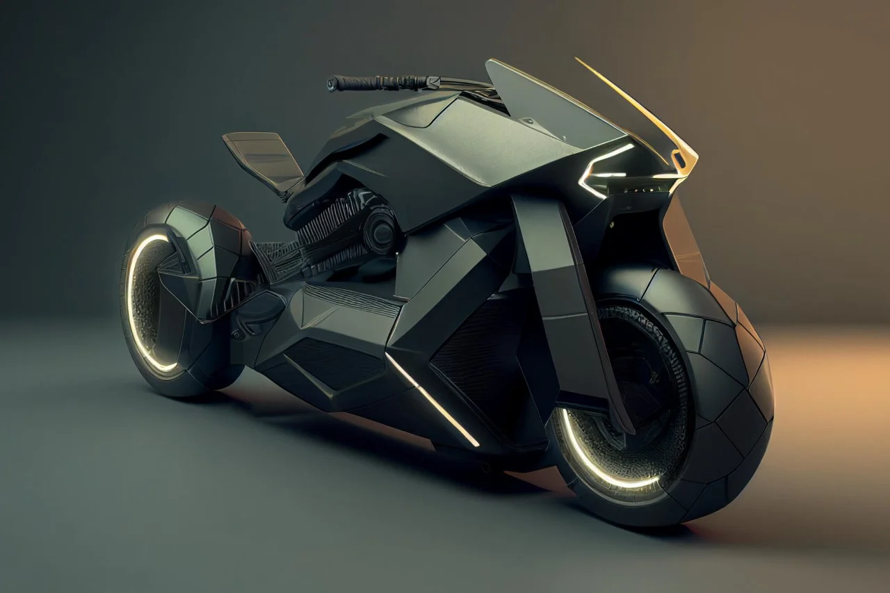 Tesla Cyberbike by Midjourney e Yanko Design