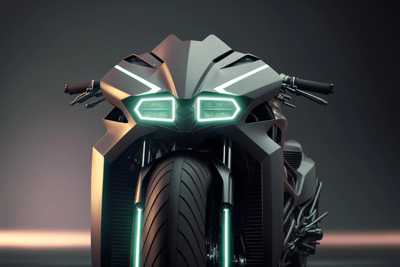 Tesla Cyberbike by Midjourney e Yanko Design