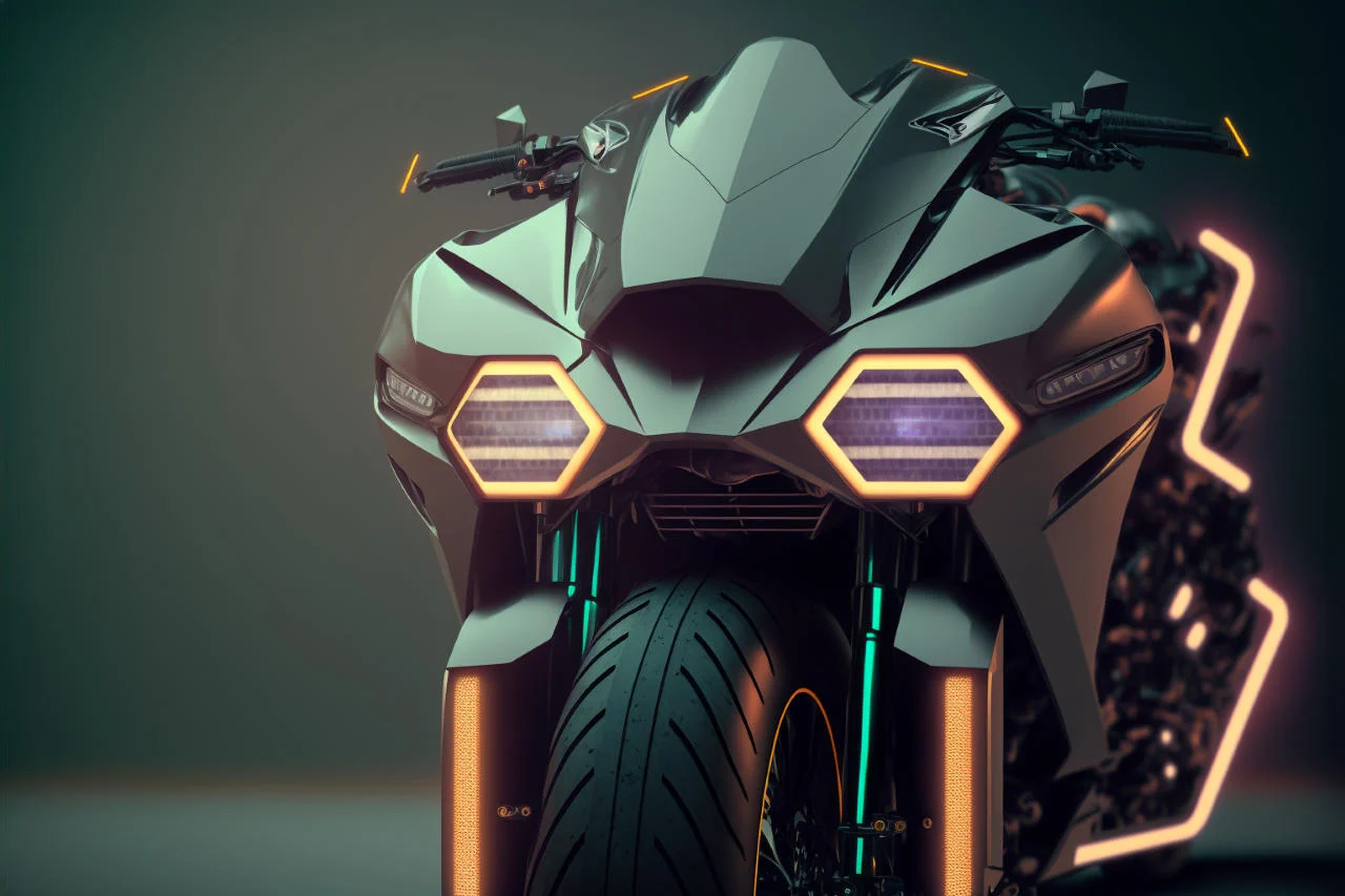 Tesla Cyberbike by Midjourney e Yanko Design