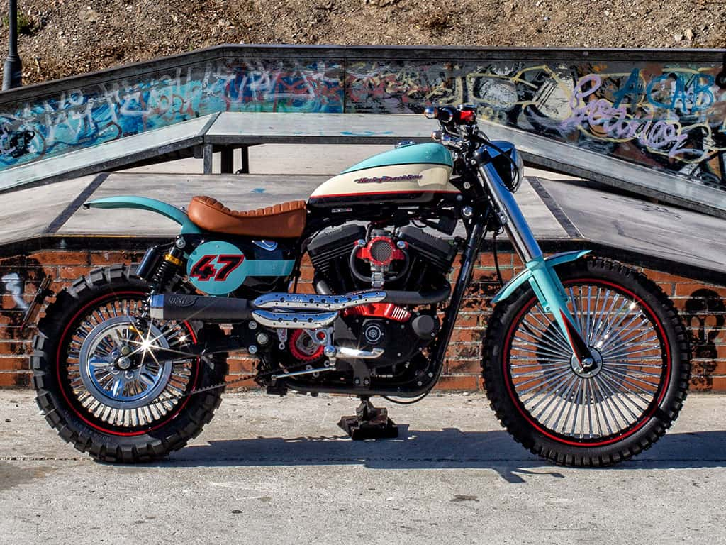 H-D Sportster 'Bultracker 47' by Lord Drake Kustoms