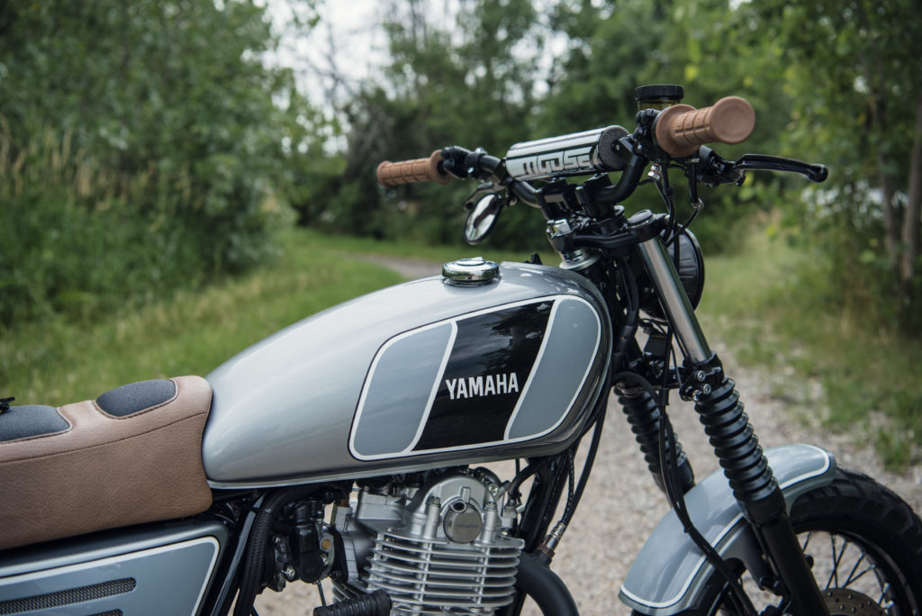 Yamaha SR400 “15 Shades of Grey” by Analog Motorcycles
