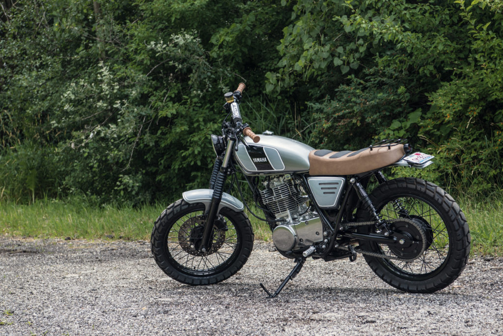 Yamaha SR400 “15 Shades of Grey” by Analog Motorcycles