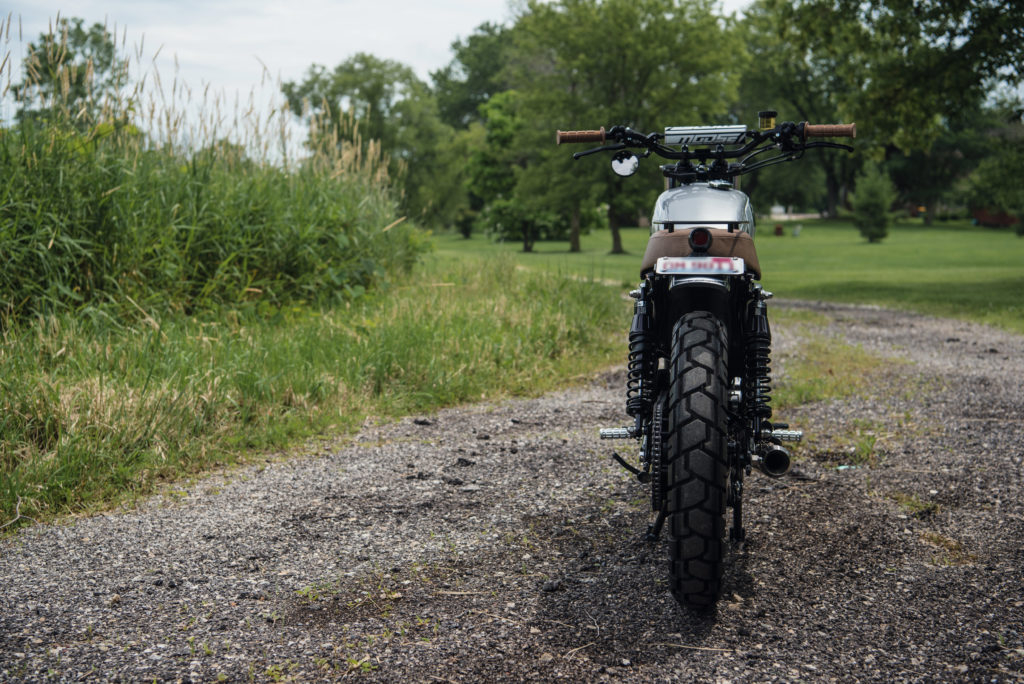 Yamaha SR400 “15 Shades of Grey” by Analog Motorcycles