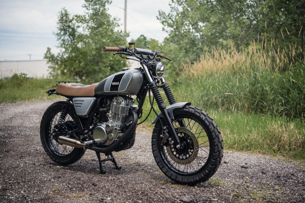 Yamaha SR400 “15 Shades of Grey” by Analog Motorcycles