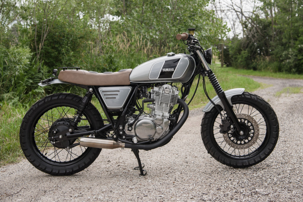Yamaha SR400 “15 Shades of Grey” by Analog Motorcycles