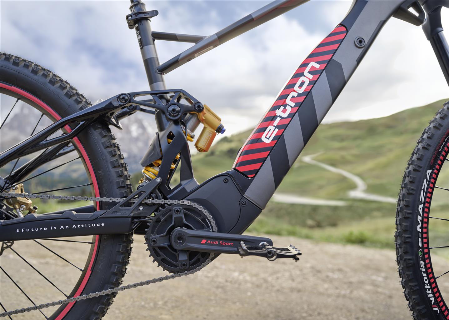 Audi Electric Mountain Bike: foto