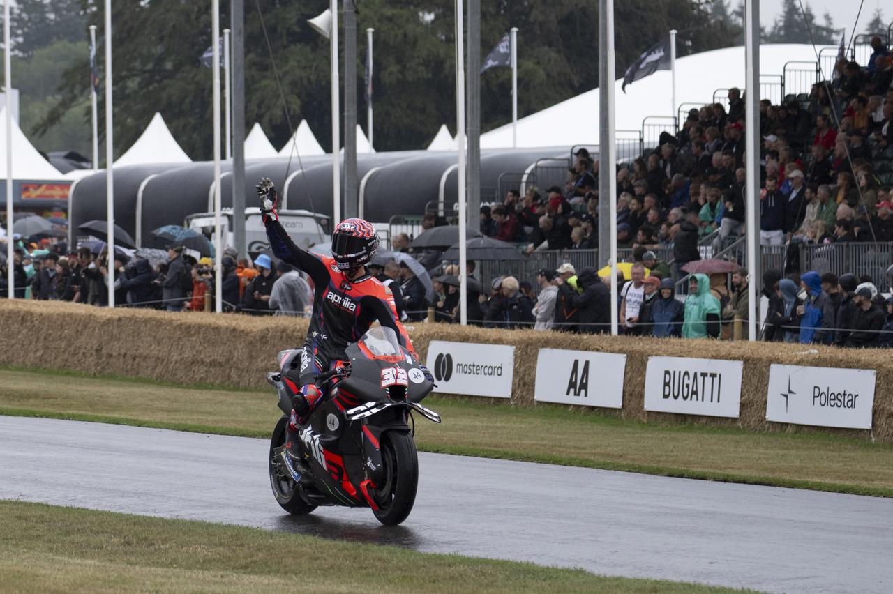 Aprilia Racing protagonista al Goodwood Festival of Speed 2023 con la