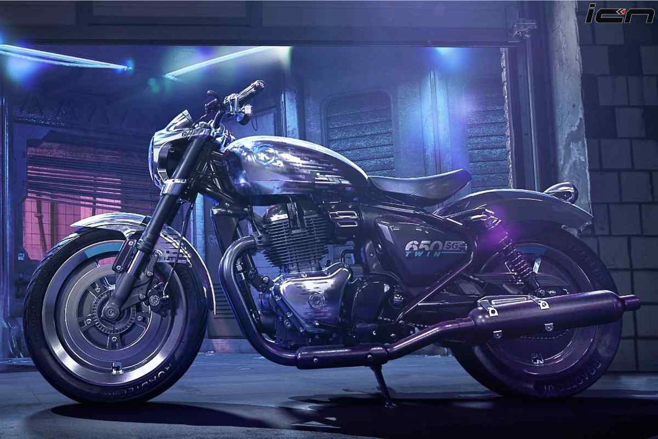 Royal Enfield Shotgun 650 svelate le specifiche del nuovo modello TEASER