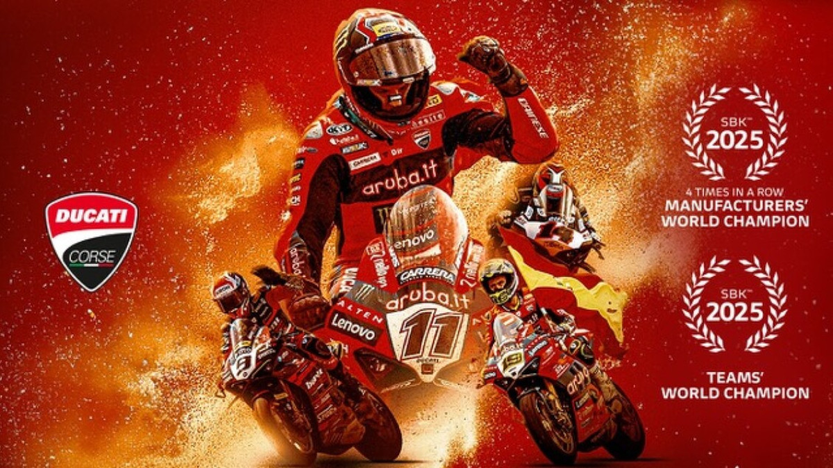 Ducati domina ancora: il 21° titolo costruttori nel WorldSBK è realtà
