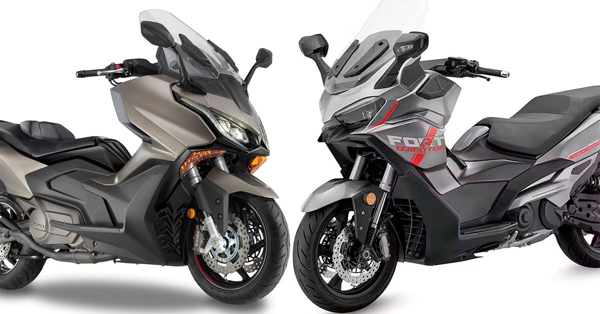 KYMCO analizza il Fort 600 di QJMotor per verificare somiglianze con la piattaforma AK 550