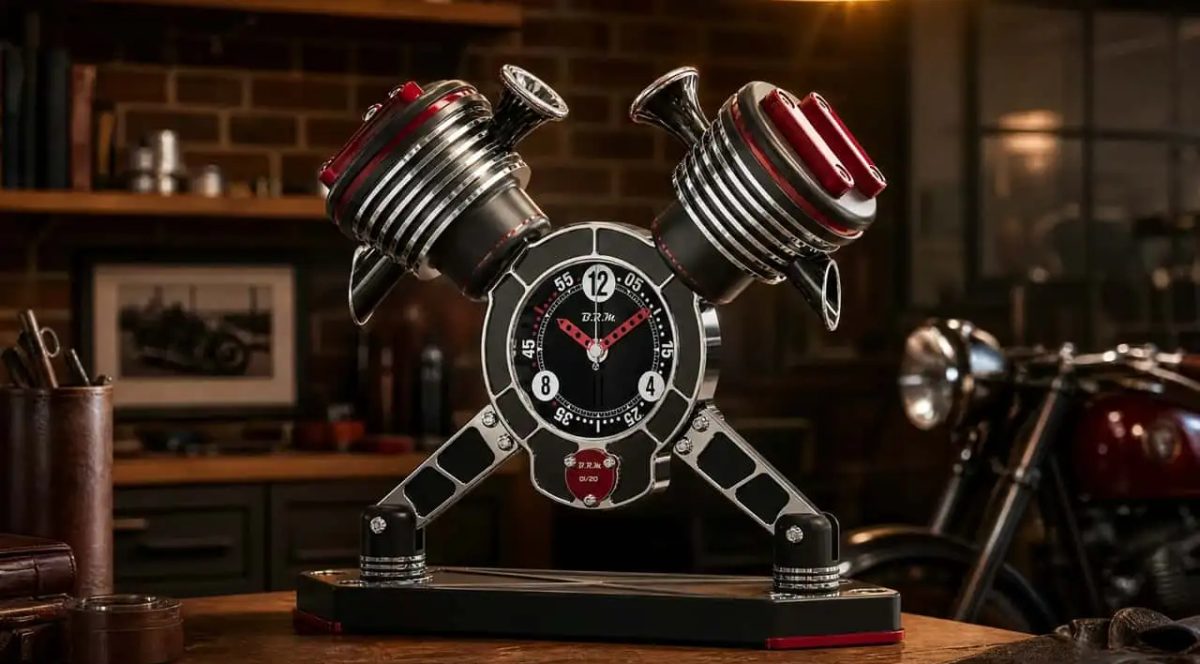 Orologio V-Twin da 7.000 dollari: un pezzo d’arte ispirato alle moto